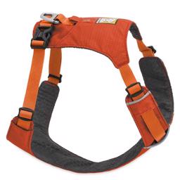 Hi & Light Ruffwear hundesele i smuk orange rød farve